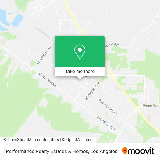 Performance Realty Estates & Homes map