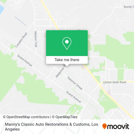 Manny's Classic Auto Restorations & Customs map