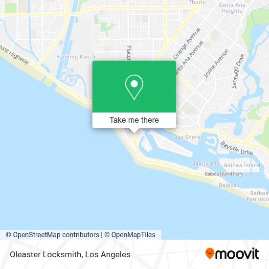 Oleaster Locksmith map