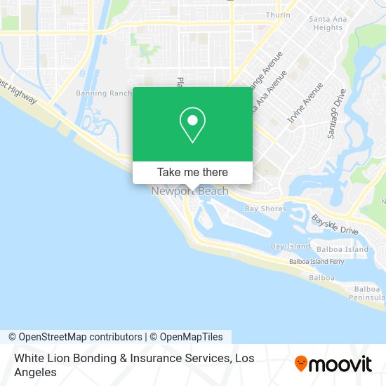 Mapa de White Lion Bonding & Insurance Services