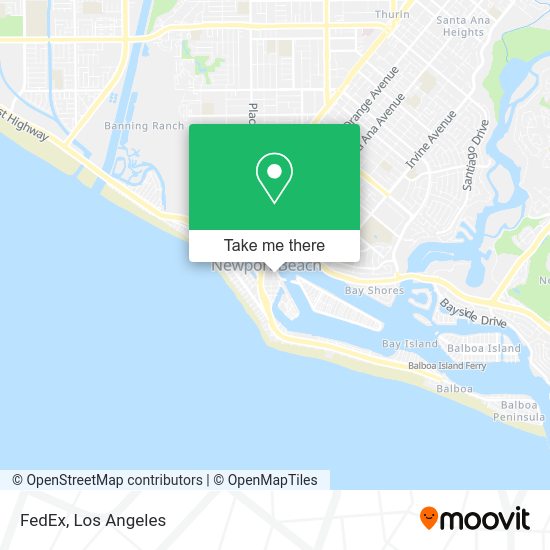 Mapa de FedEx