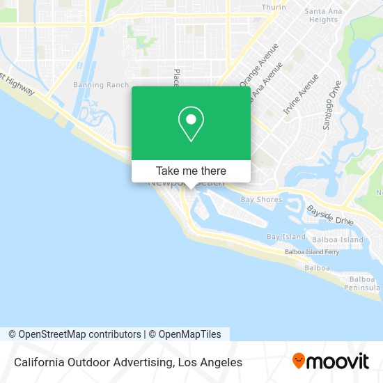 Mapa de California Outdoor Advertising
