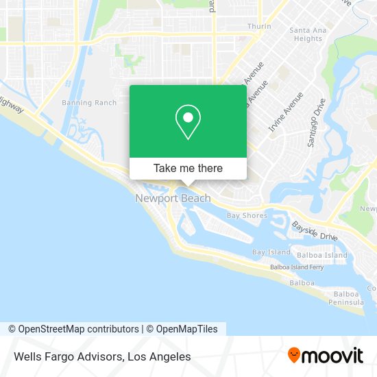 Mapa de Wells Fargo Advisors