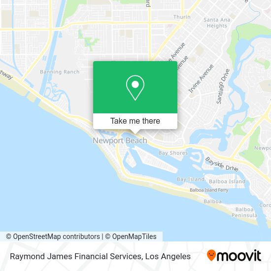 Raymond James Financial Services map