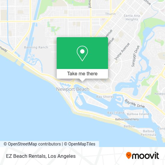 Mapa de EZ Beach Rentals