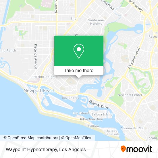 Waypoint Hypnotherapy map
