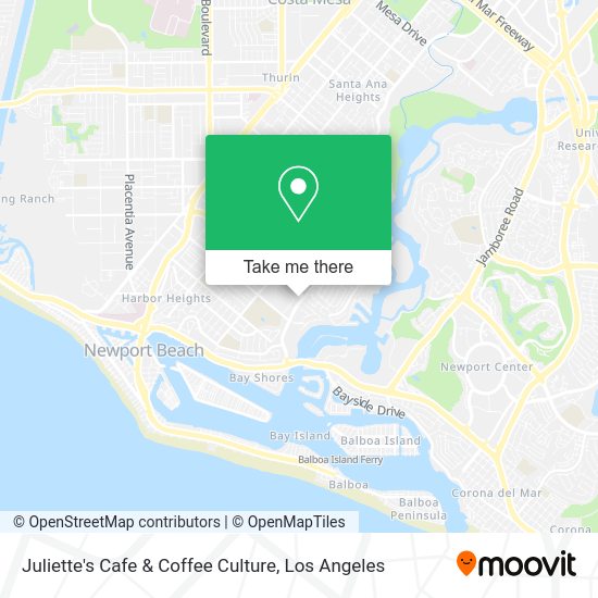 Juliette's Cafe & Coffee Culture map