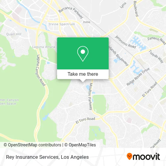 Rey Insurance Services map
