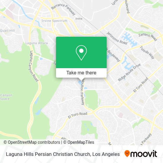 Mapa de Laguna Hills Persian Christian Church