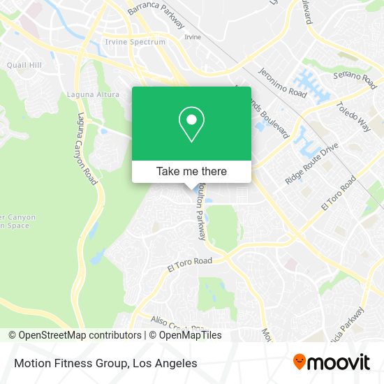 Motion Fitness Group map