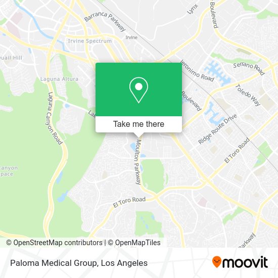 Mapa de Paloma Medical Group