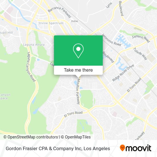 Gordon Frasier CPA & Company Inc map