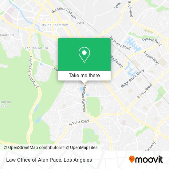 Mapa de Law Office of Alan Pace