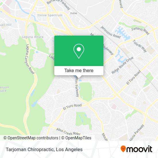 Tarjoman Chiropractic map