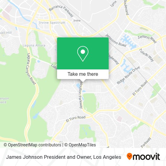 James Johnson President and Owner map