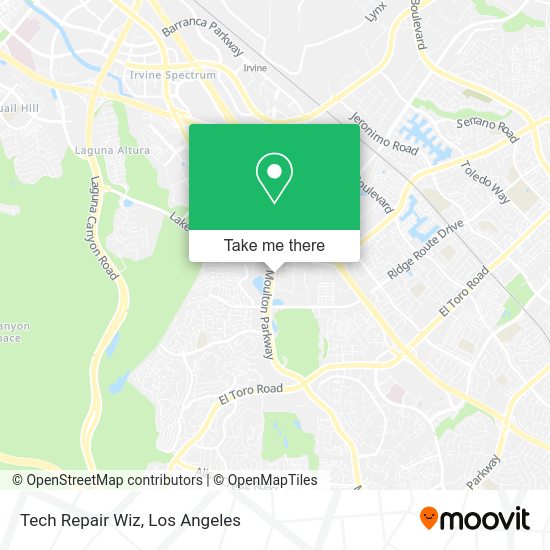 Mapa de Tech Repair Wiz