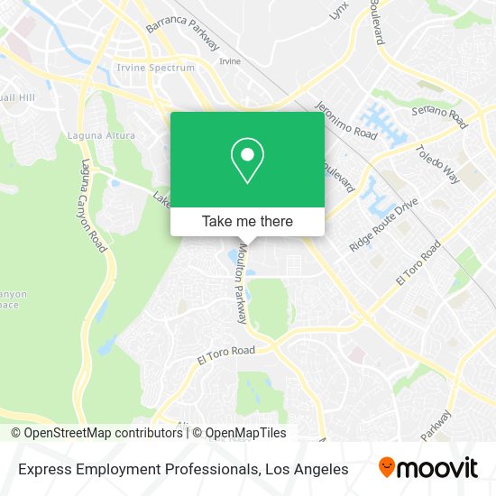 Express Employment Professionals map