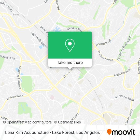 Mapa de Lena Kim Acupuncture - Lake Forest