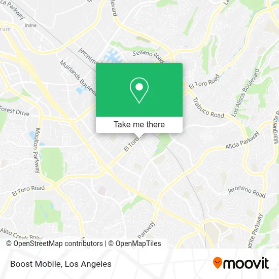 Boost Mobile map