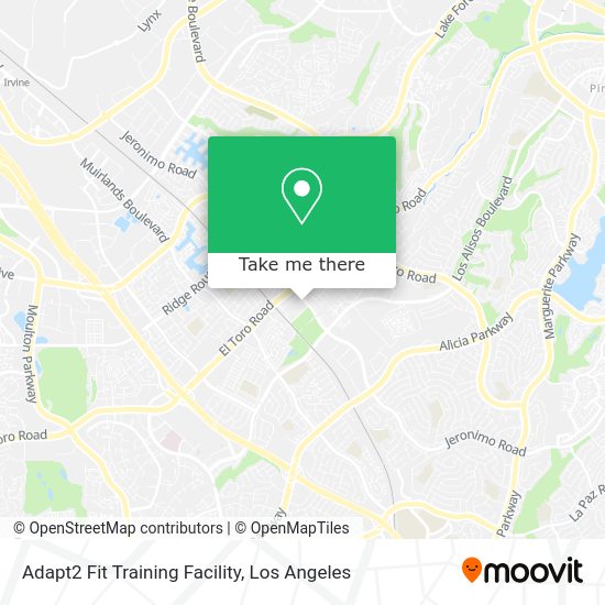 Adapt2 Fit Training Facility map