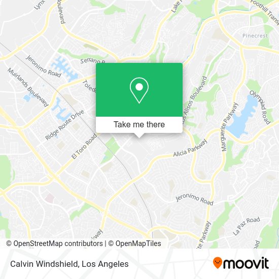 Calvin Windshield map