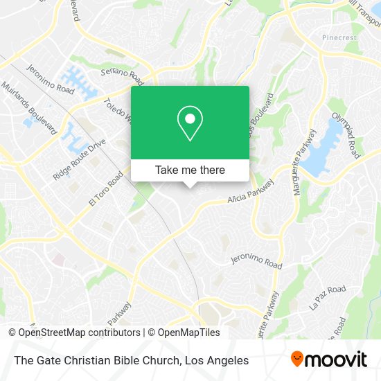 The Gate Christian Bible Church map