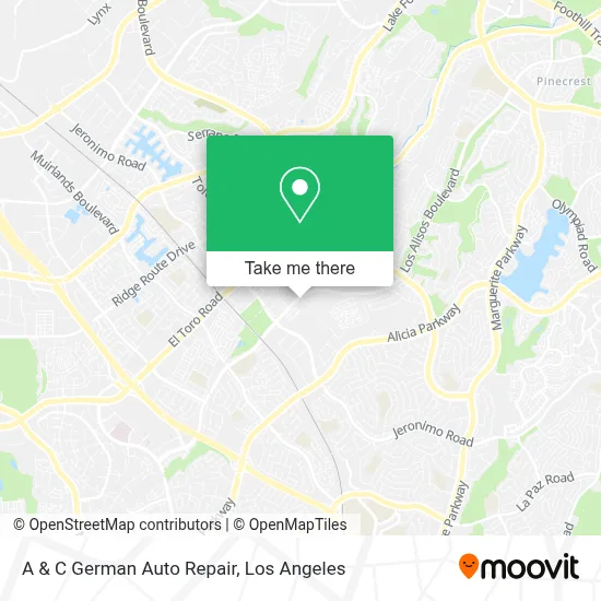 A & C German Auto Repair map