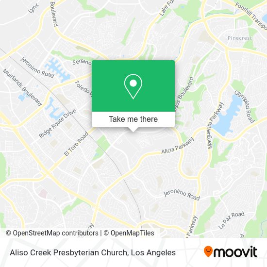 Mapa de Aliso Creek Presbyterian Church