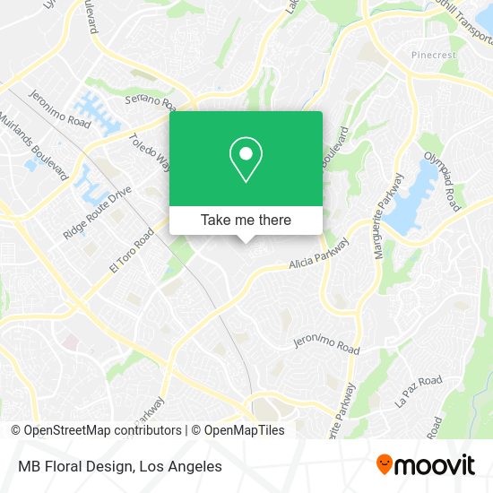 Mapa de MB Floral Design