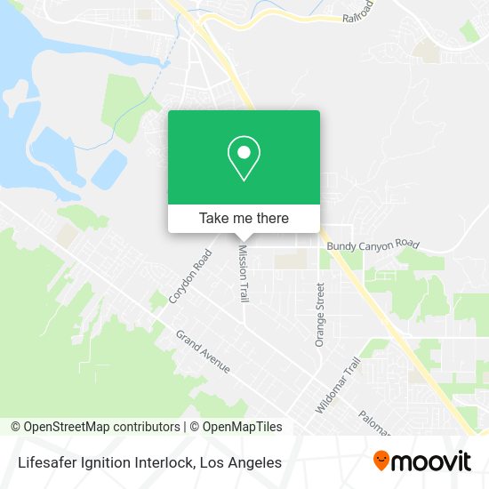 Lifesafer Ignition Interlock map
