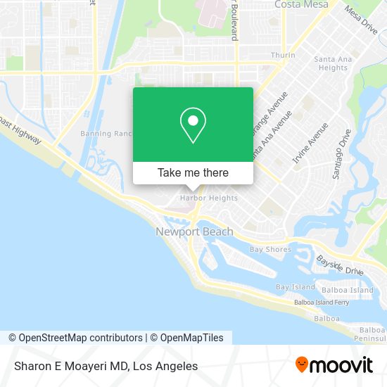 Sharon E Moayeri MD map