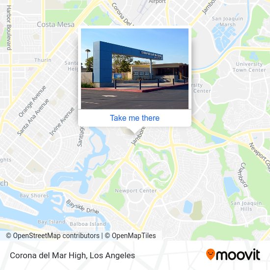 Corona del Mar High map
