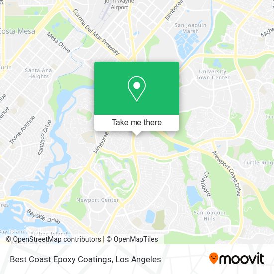 Best Coast Epoxy Coatings map