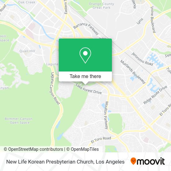 Mapa de New Life Korean Presbyterian Church