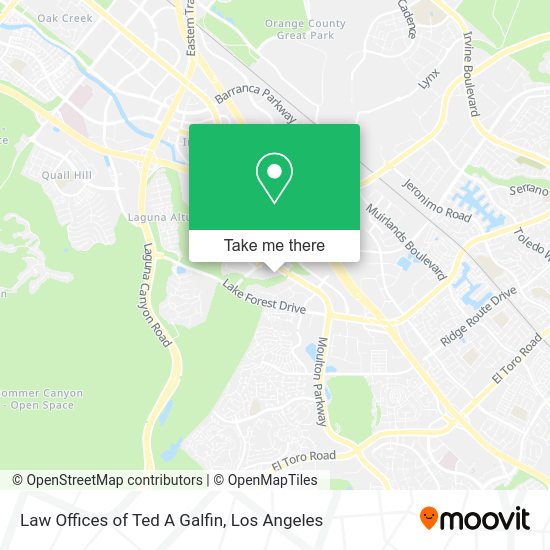 Law Offices of Ted A Galfin map