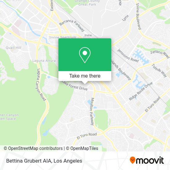 Bettina Grubert AIA map