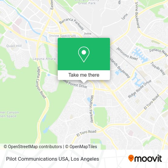 Pilot Communications USA map