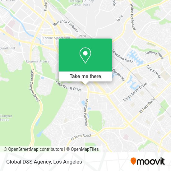 Mapa de Global D&S Agency
