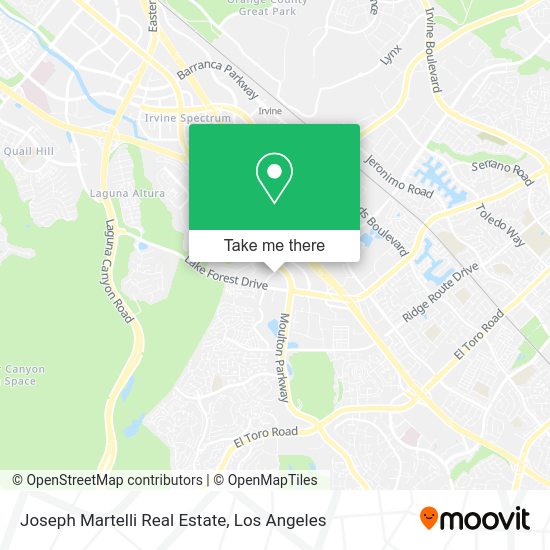 Joseph Martelli Real Estate map
