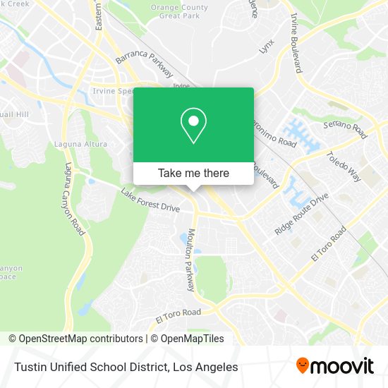 Tustin Unified School District map