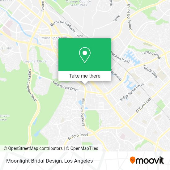 Moonlight Bridal Design map