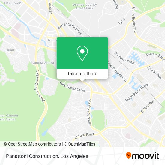 Panattoni Construction map