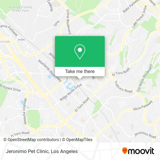 Jeronimo Pet Clinic map
