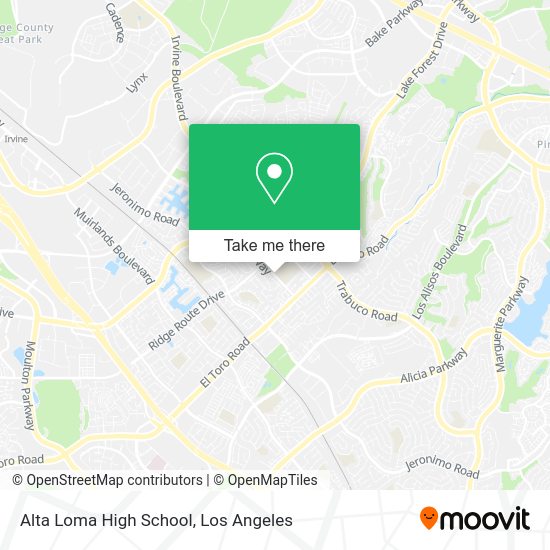 Mapa de Alta Loma High School