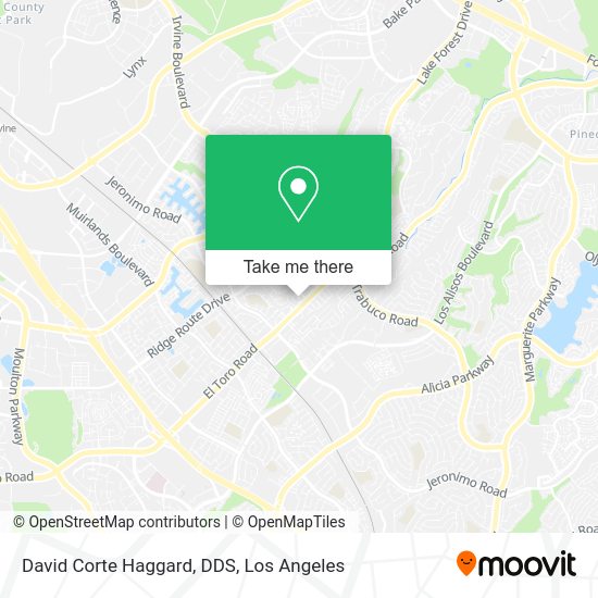 Mapa de David Corte Haggard, DDS