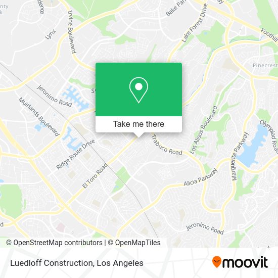 Mapa de Luedloff Construction