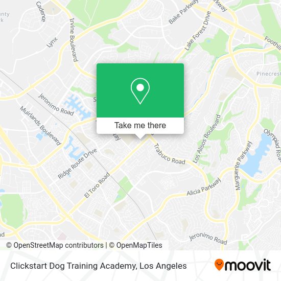 Clickstart Dog Training Academy map