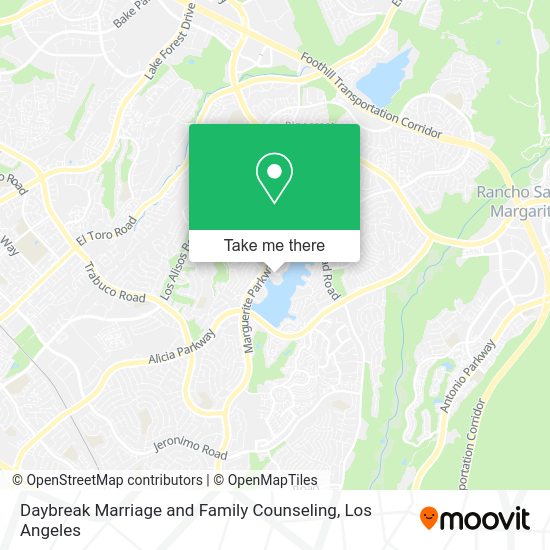 Daybreak Marriage and Family Counseling map