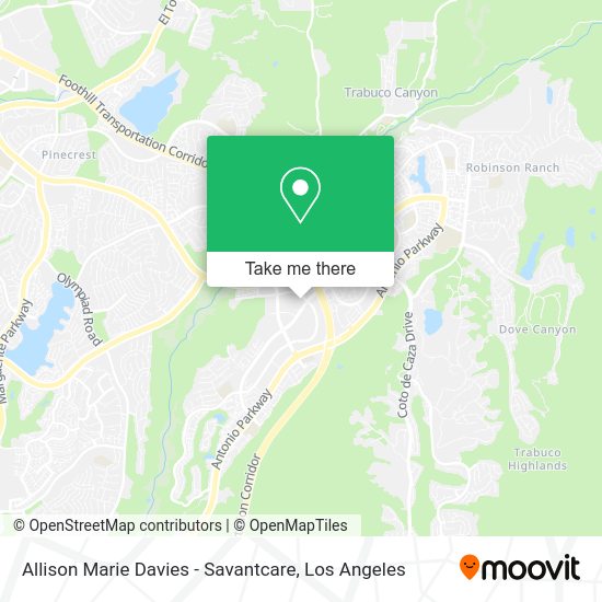 Allison Marie Davies - Savantcare map