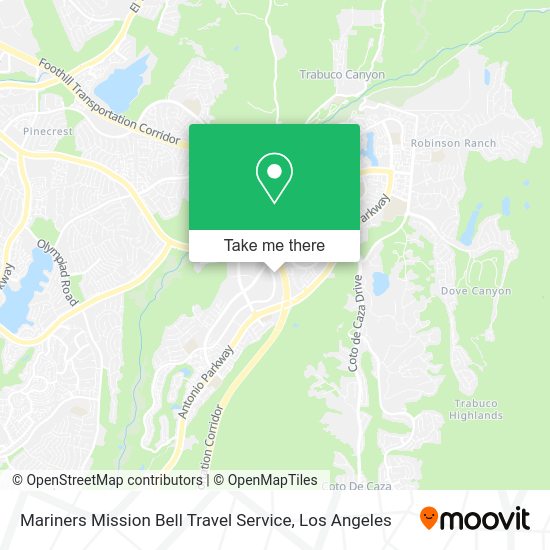 Mariners Mission Bell Travel Service map
